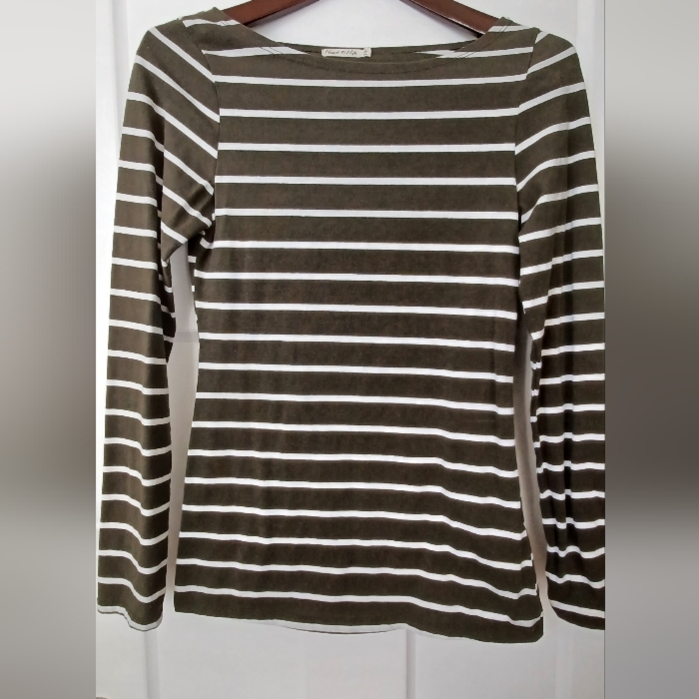 Heart Hips Olive Green Long Sleeve